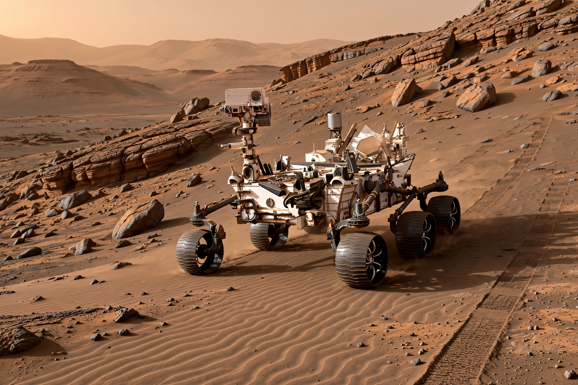 Perseverance Mars’ta AI Rotasını İzledi