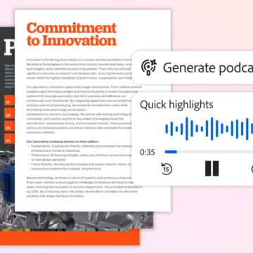 Acrobat’ta AI ile PDF podcast'leri
| podcast podcast